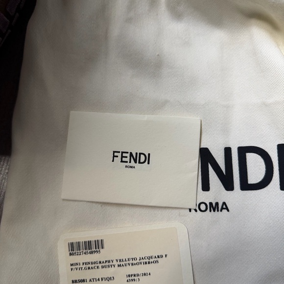 Fendi Lavender and Gold Women's Belt Bag - Picture 8 of 8